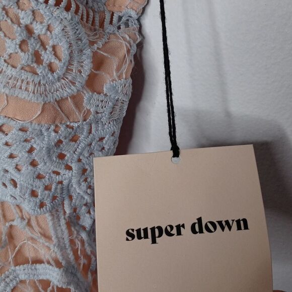 Superdown blue lace dress - Picture 3 of 6